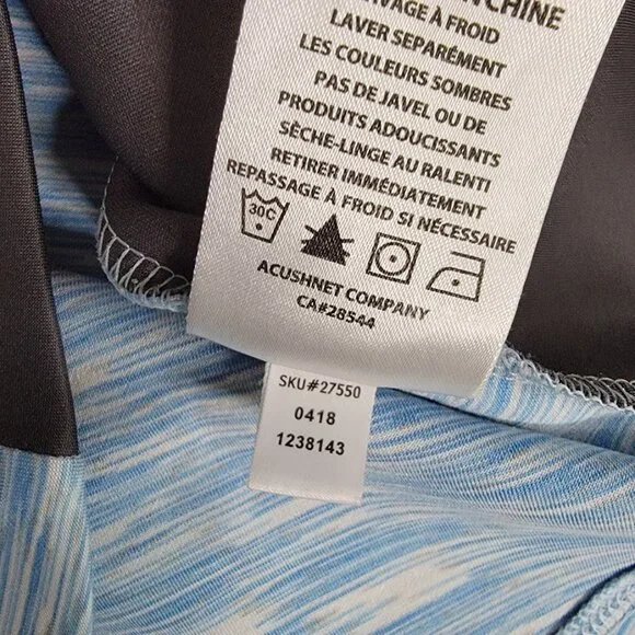 Footjoy FJ Womens Blue Performance Full Zip Golf Jacket Size Small Active Sporty - Picture 12 of 13